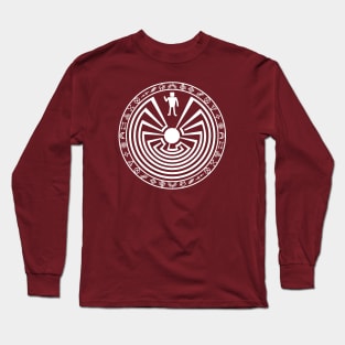 Man in the Maze [white] Long Sleeve T-Shirt